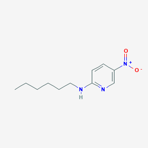 molecular formula C11H17N3O2 B8694016 2-(Hexylamino)-5-nitropyridine 