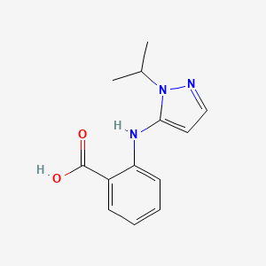2-((1-Isopropyl-1H-pyrazol-5-yl)amino)benzoic acid