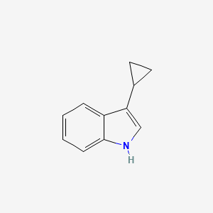 molecular formula C11H11N B8694055 3-cyclopropyl-1H-indole 