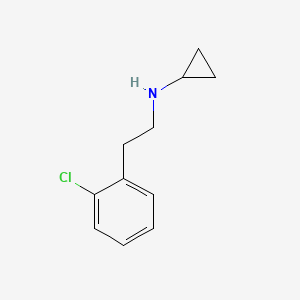 molecular formula C11H14ClN B8694106 N-[2-(2-chlorophenyl)ethyl]cyclopropanamine CAS No. 18381-73-2