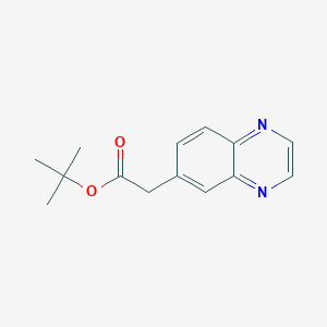 Tert-butyl 2-(quinoxalin-6-yl)acetate