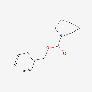 molecular formula C13H15NO2 B8694174 2-Aza-bicyclo[3.1.0]hexane-2-carboxylic acid benzyl ester 