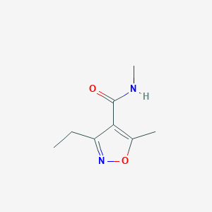 3-Ethyl-N,5-dimethyl-1,2-oxazole-4-carboxamide
