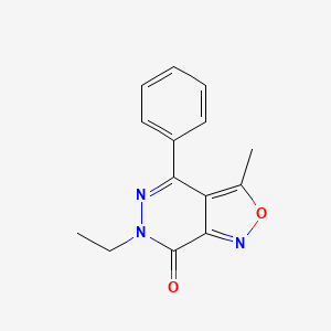 6-ethyl-3-methyl-4-phenylisoxazolo[3,4-d]pyridazin-7(6H)-one