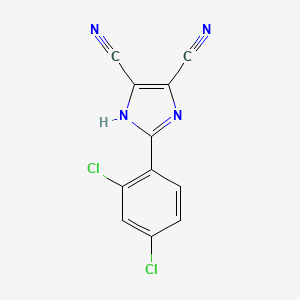 2-(2,4-Dichlorophenyl)-1H-imidazole-4,5-dicarbonitrile