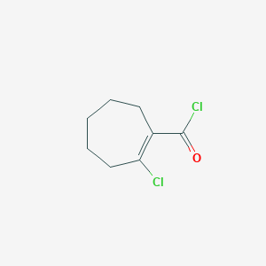 2-Chlorocyclohept-1-enecarbonyl chloride