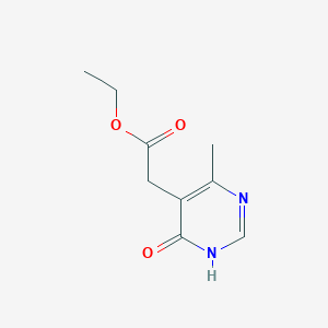Ethyl (4-hydroxy-6-methylpyrimidin-5-yl)acetate