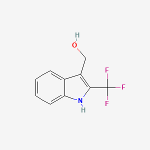 [2-(Trifluoromethyl)-1H-indol-3-yl]methanol