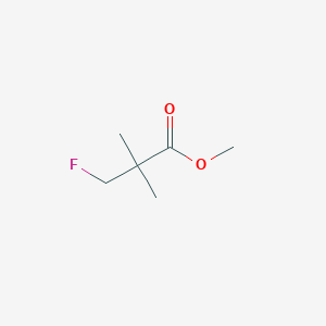 molecular formula C6H11FO2 B8694404 Methyl 3-fluoro-2,2-dimethylpropanoate 
