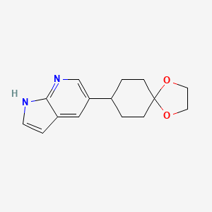 5-(1,4-Dioxa-spiro[4.5]dec-8-yl)-1h-pyrrolo[2,3-b]pyridine