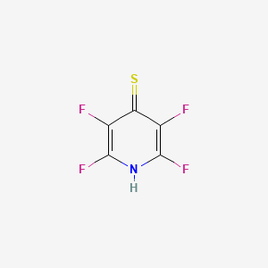 molecular formula C5HF4NS B8694460 2,3,5,6-Tetrafluoropyridine-4-thiol CAS No. 19736-58-4