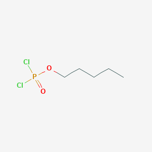 molecular formula C5H11Cl2O2P B8694554 Phosphorodichloridic acid, pentyl ester CAS No. 6188-71-2