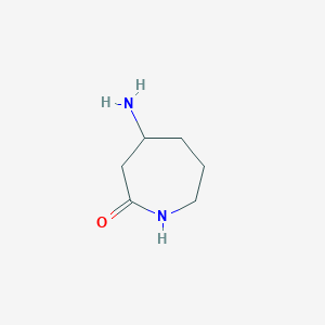 molecular formula C6H12N2O B8694556 3-Aminocaprolactam 