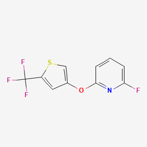2-Fluoro-6-(2-trifluoromethyl-4-thienyloxy)pyridine