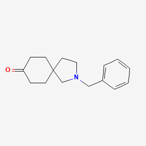 molecular formula C16H21NO B8694695 2-Benzyl-2-azaspiro[4.5]decan-8-one 