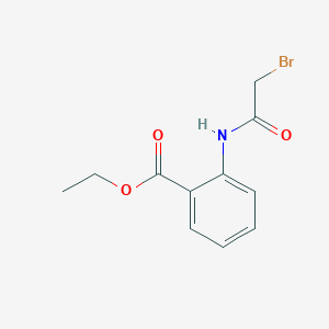 molecular formula C11H12BrNO3 B8694789 Ethyl 2-((Bromoacetyl)amino)benzoate 