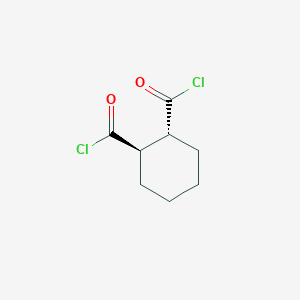 molecular formula C8H10Cl2O2 B8694858 (1R,2R)-Cyclohexane-1,2-dicarbonyl dichloride CAS No. 33209-25-5