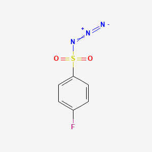 molecular formula C6H4FN3O2S B8694903 4-Fluorobenzenesulfonyl azide CAS No. 10493-33-1