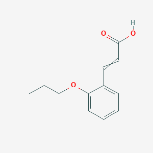 molecular formula C12H14O3 B8695050 2-Propoxycinnamic acid CAS No. 91496-58-1