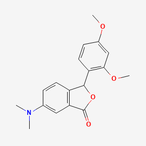 3-(2,4-dimethoxyphenyl)-6-(dimethylamino)isobenzofuran-1(3H)-one