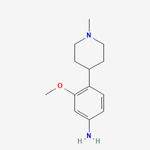 3-Methoxy-4-(1-methylpiperidin-4-yl)aniline