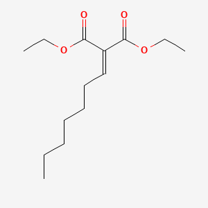 Diethyl 2-heptylidenepropanedioate