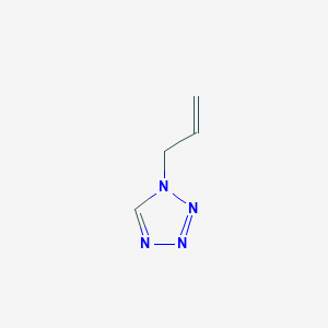 molecular formula C4H6N4 B8695092 1H-Tetrazole, 1-(2-propenyl)- CAS No. 76457-32-4