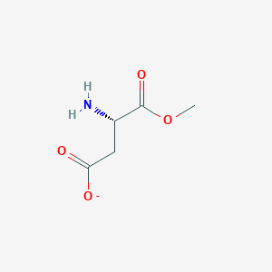 molecular formula C5H8NO4- B8695121 L-Aspartic acid, monomethyl ester CAS No. 68812-95-3