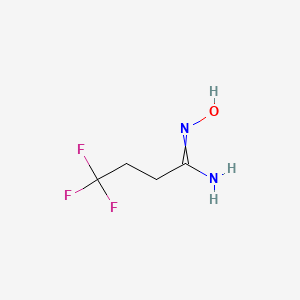 4,4,4-trifluoro-N'-hydroxybutanimidamide