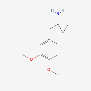 1-(3,4-Dimethoxybenzyl)cyclopropan-1-amine