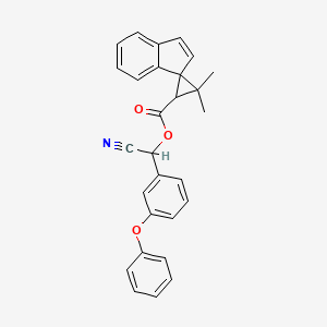 molecular formula C28H23NO3 B8695241 Cypothrin CAS No. 60148-52-9