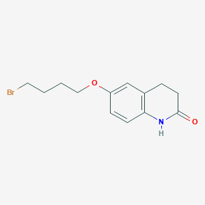 molecular formula C13H16BrNO2 B8695329 6-(4-bromobutoxy)-3,4-dihydro-1h-quinolin-2-one 