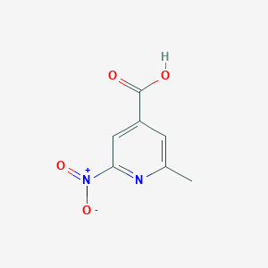 molecular formula C7H6N2O4 B8695337 2-Methyl-6-nitropyridine-4-carboxylic acid CAS No. 60780-79-2