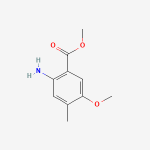 molecular formula C10H13NO3 B8695349 Methyl 2-amino-5-methoxy-4-methylbenzoate 