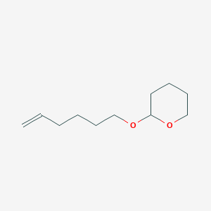 molecular formula C11H20O2 B8695386 2H-Pyran, 2-(5-hexenyloxy)tetrahydro- CAS No. 77022-44-7