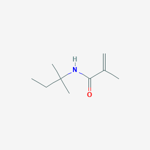 molecular formula C9H17NO B8695437 2-Methyl-N-(2-methylbutan-2-yl)prop-2-enamide CAS No. 66004-82-8