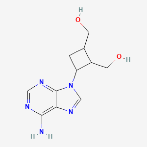9-(2,3-Bis(hydroxymethyl)-1-cyclobutyl)adenine