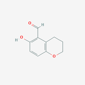 6-Hydroxy-3,4-dihydrobenzopyran-5-carboxaldehyde