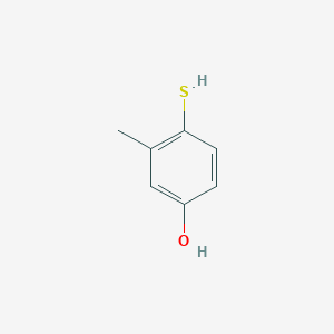 molecular formula C7H8OS B8695657 4-Mercapto-3-methylphenol CAS No. 695-97-6