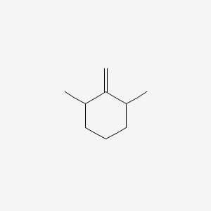 molecular formula C9H16 B8695687 trans-1,3-Dimethyl-2-methylenecyclohexane 