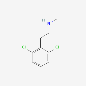 molecular formula C9H11Cl2N B8695757 N-methyl-N-[2-(2,6-dichloro-phenyl)-ethyl]-amine 