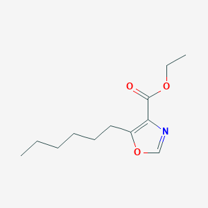 Ethyl 5-hexyloxazole-4-carboxylate