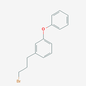 molecular formula C15H15BrO B8695835 1-(3-Bromopropyl)-3-phenoxybenzene CAS No. 105128-00-5