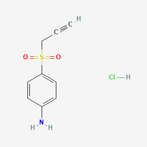 4-Amino-1-(prop-1-yn-3-ylsulfonyl)benzene hydrochloride
