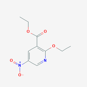 3-Pyridinecarboxylic acid, 2-ethoxy-5-nitro-, ethyl ester
