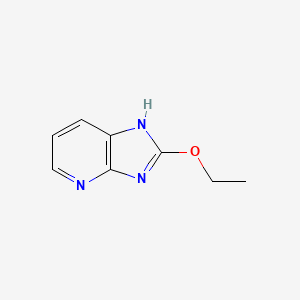 molecular formula C8H9N3O B8696003 2-ethoxy-3H-imidazo[4,5-b]pyridine 