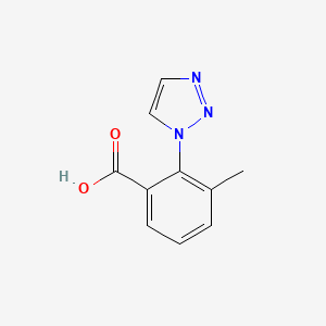 3-Methyl-2-(1H-1,2,3-triazol-1-yl)benzoic acid