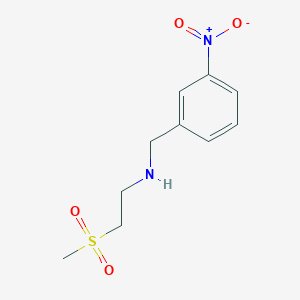 [2-(Methylsulfonyl)ethyl][(3-nitrophenyl)methyl]amine
