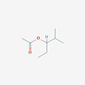 molecular formula C8H16O2 B8696079 2-Methylpentan-3-yl acetate CAS No. 35897-16-6