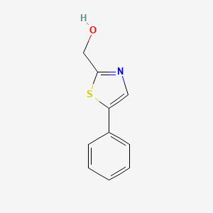 molecular formula C10H9NOS B8696319 (5-Phenylthiazol-2-yl)methanol 